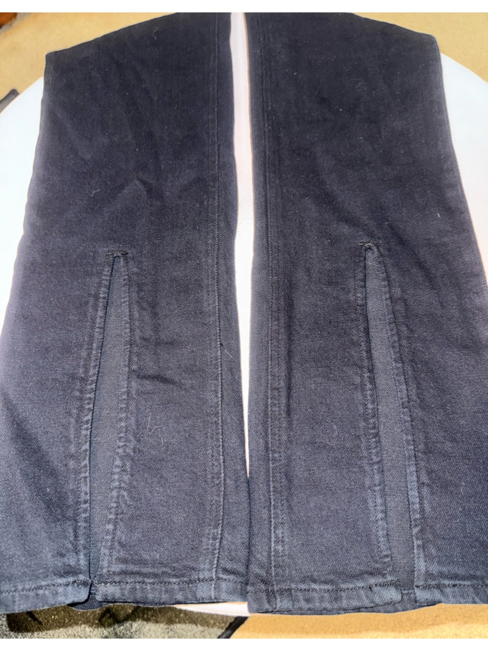 Women’s Pistola Front Slit Black Jeans- Brand New